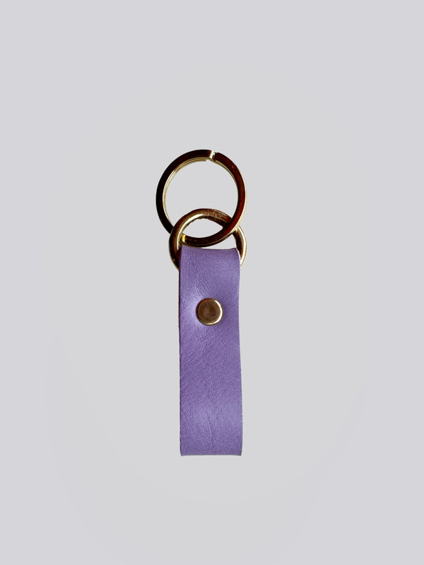 Keyring - Grainy Lilac / Brass