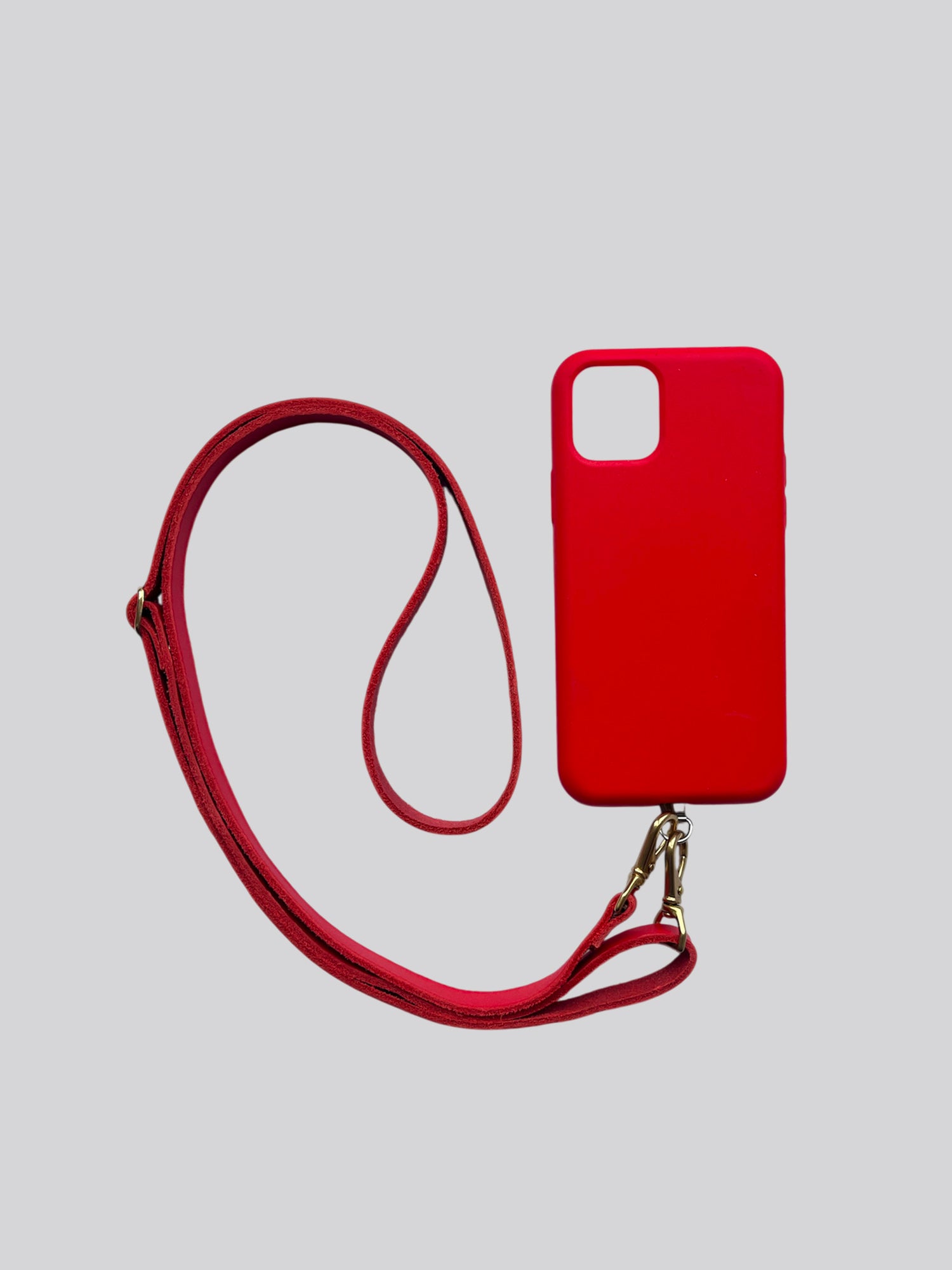 Crossbody Phone Strap - Red