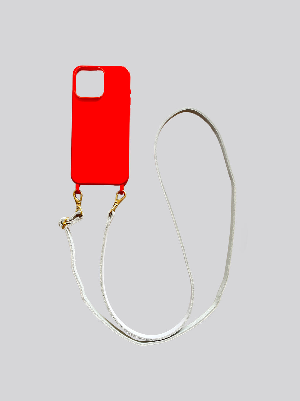 Crossbody Phone Strap - White