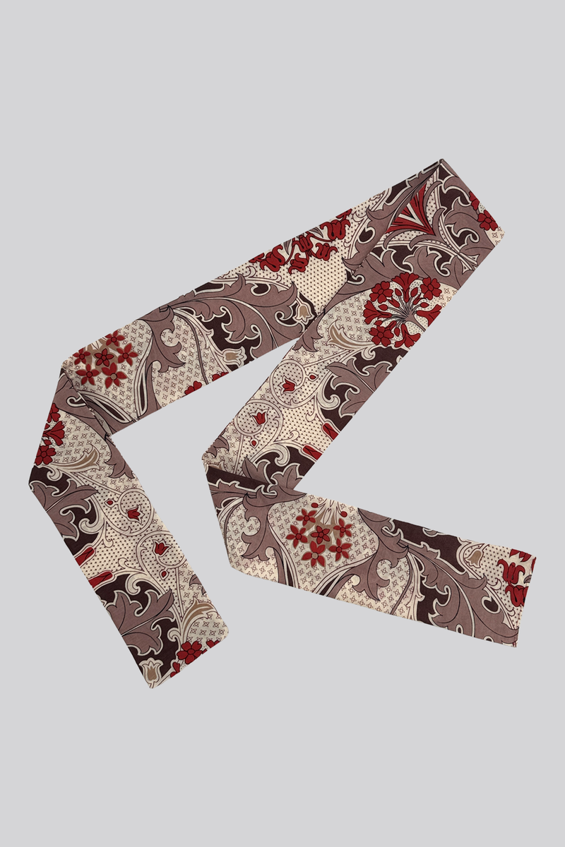 Long 100% Cotton Scarf - Floral Print