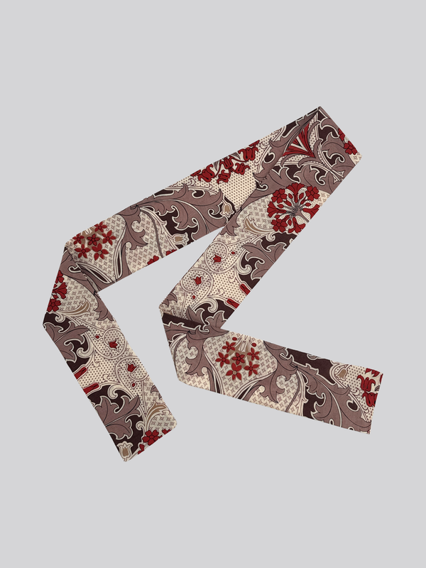 Long 100% Cotton Scarf - Floral Print