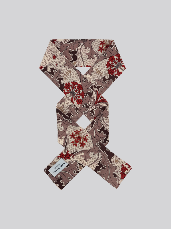 Long 100% Cotton Scarf - Floral Print