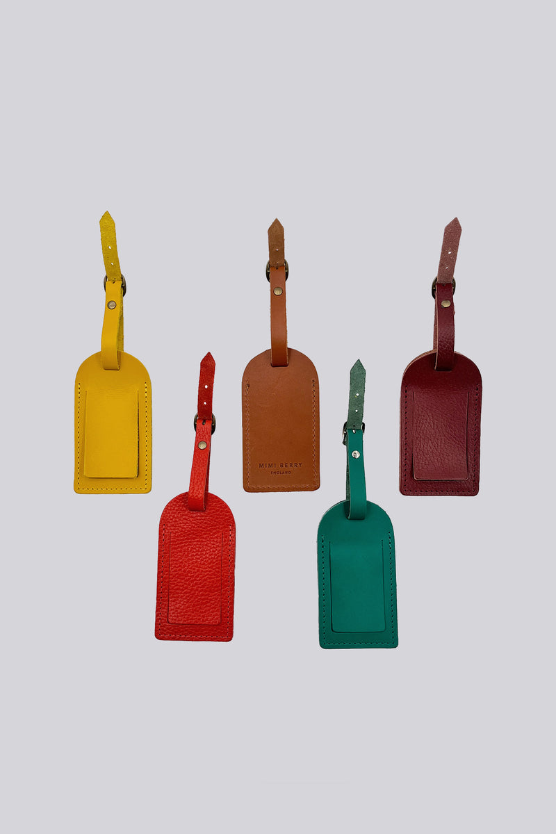Luggage Tag - Dark Tan
