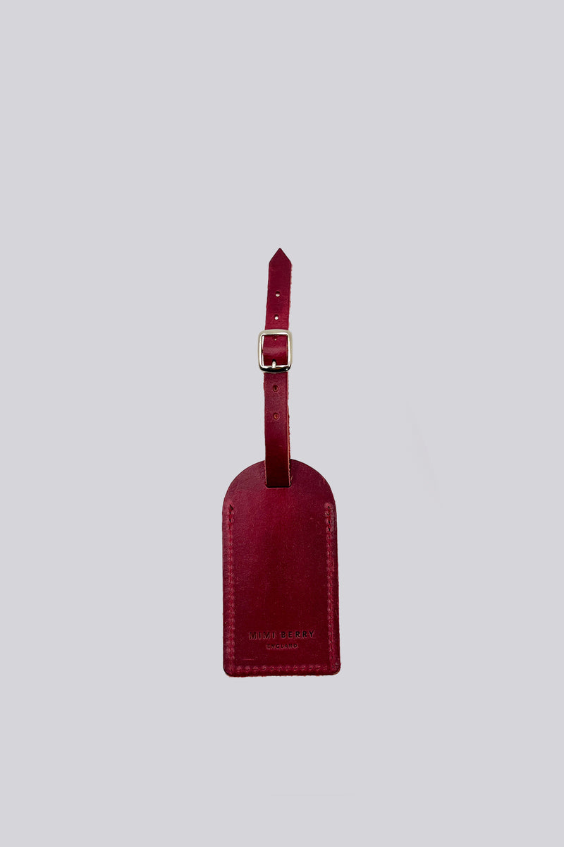 Luggage Tag - Merlot