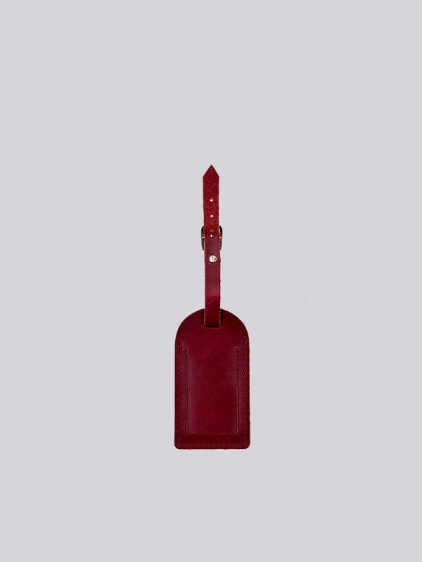 Luggage Tag - Merlot
