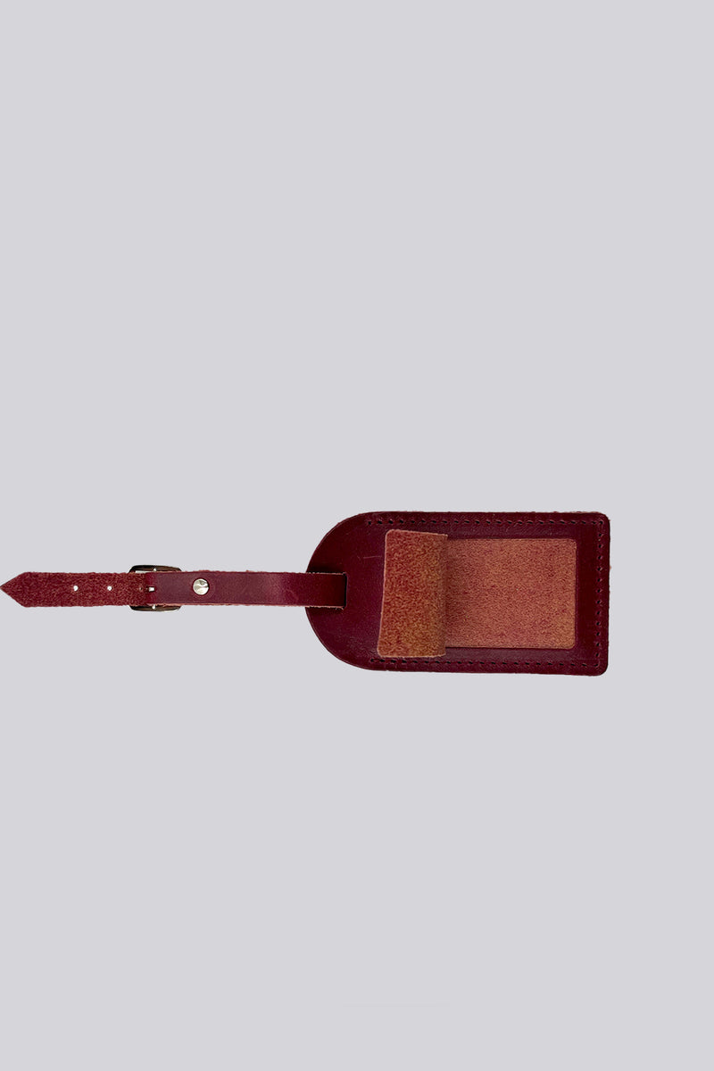 Luggage Tag - Merlot
