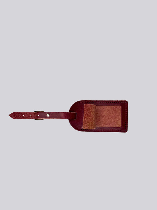 Luggage Tag - Merlot