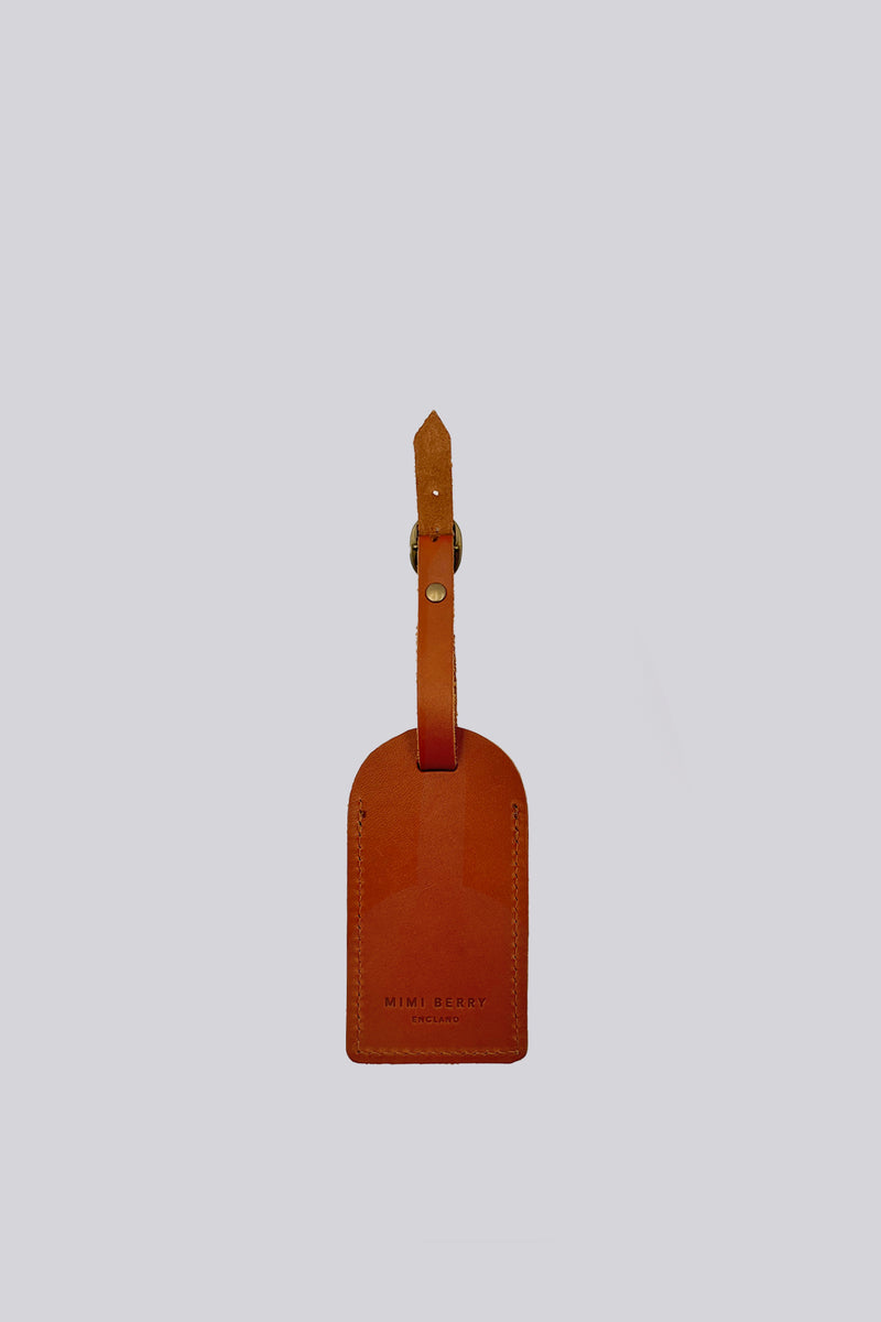 Luggage Tag - Dark Tan