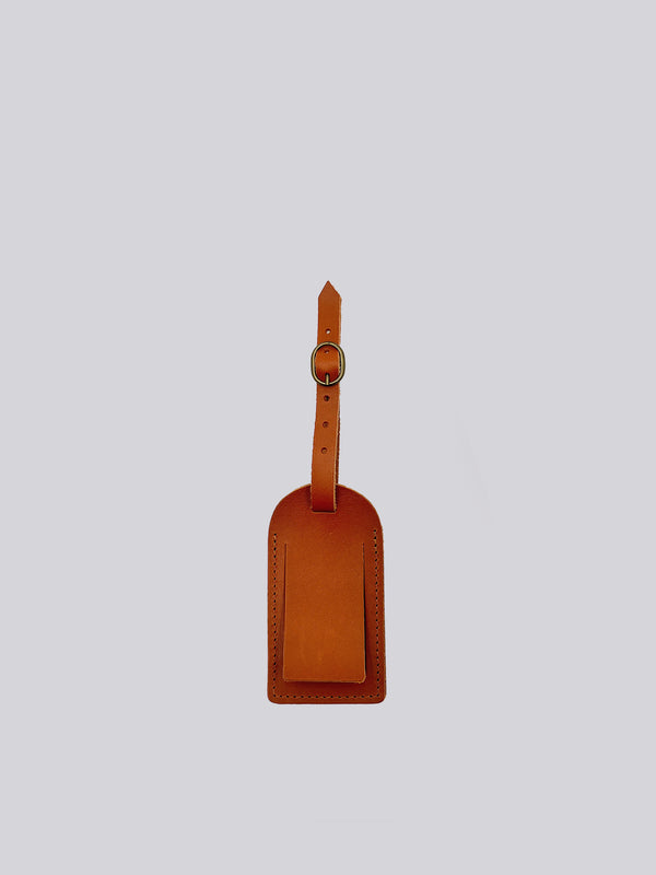 Luggage Tag - Dark Tan