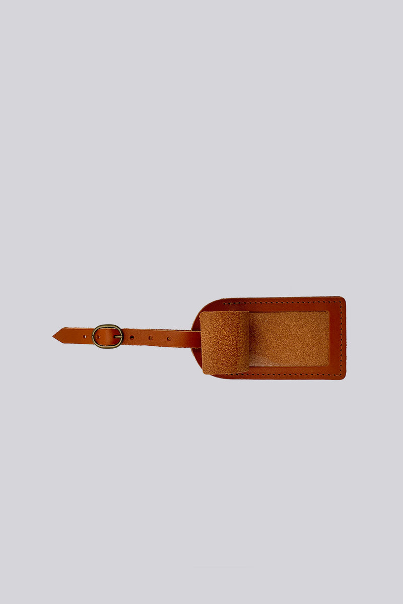 Luggage Tag - Dark Tan