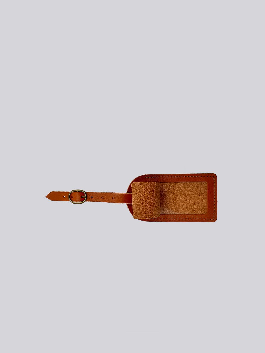 Luggage Tag - Dark Tan
