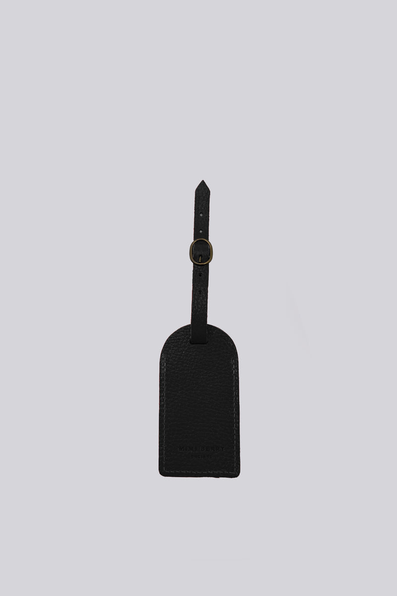 Luggage Tag - Black Grainy