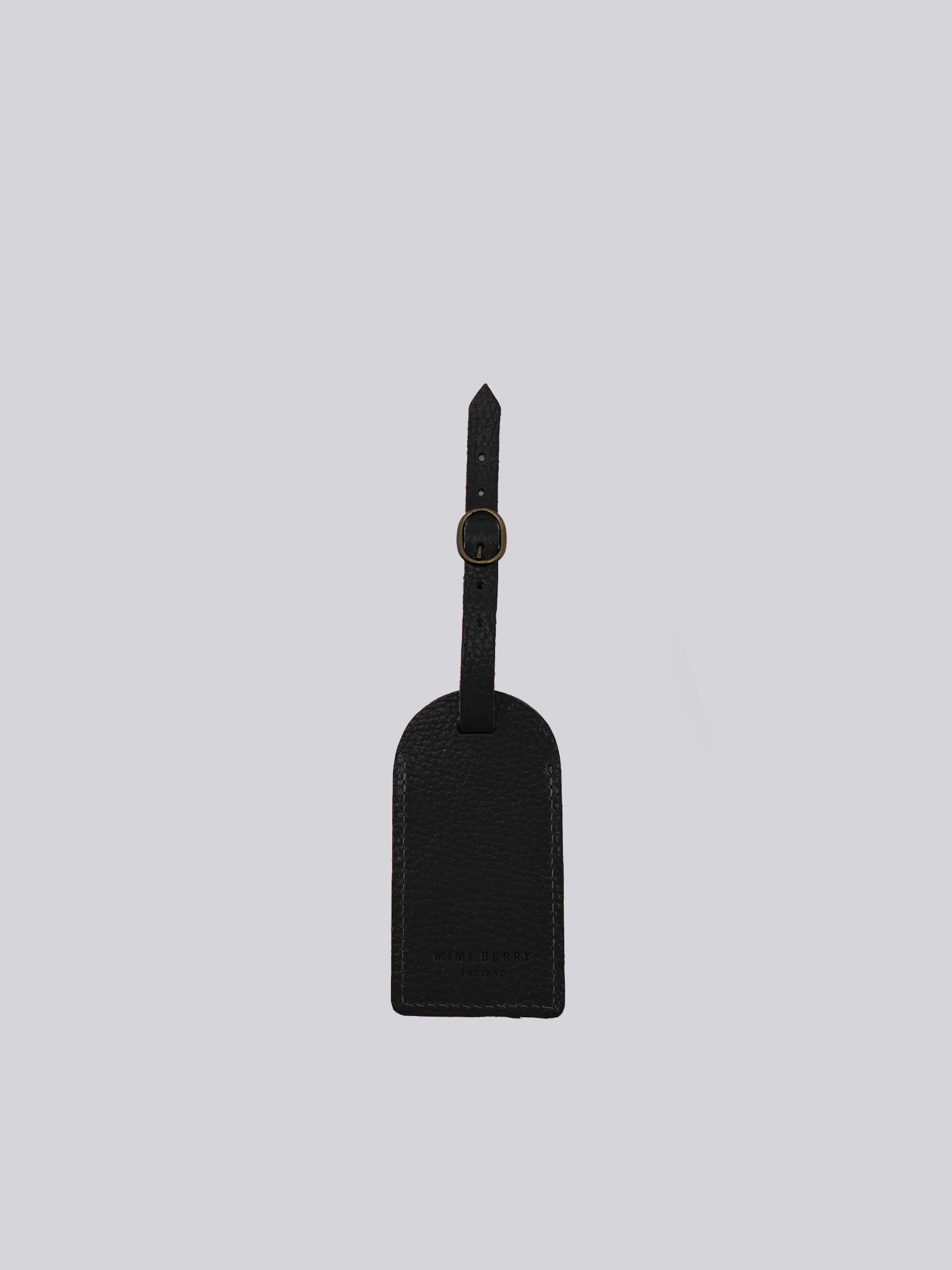 Luggage Tag - Black Grainy