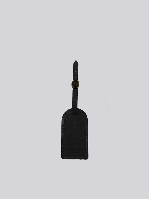 Luggage Tag - Black Grainy