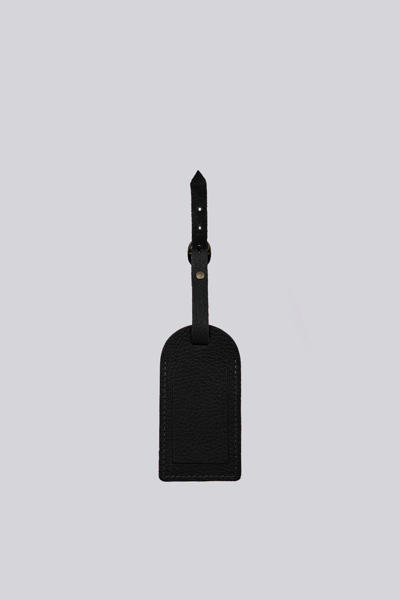 Luggage Tag - Black Grainy