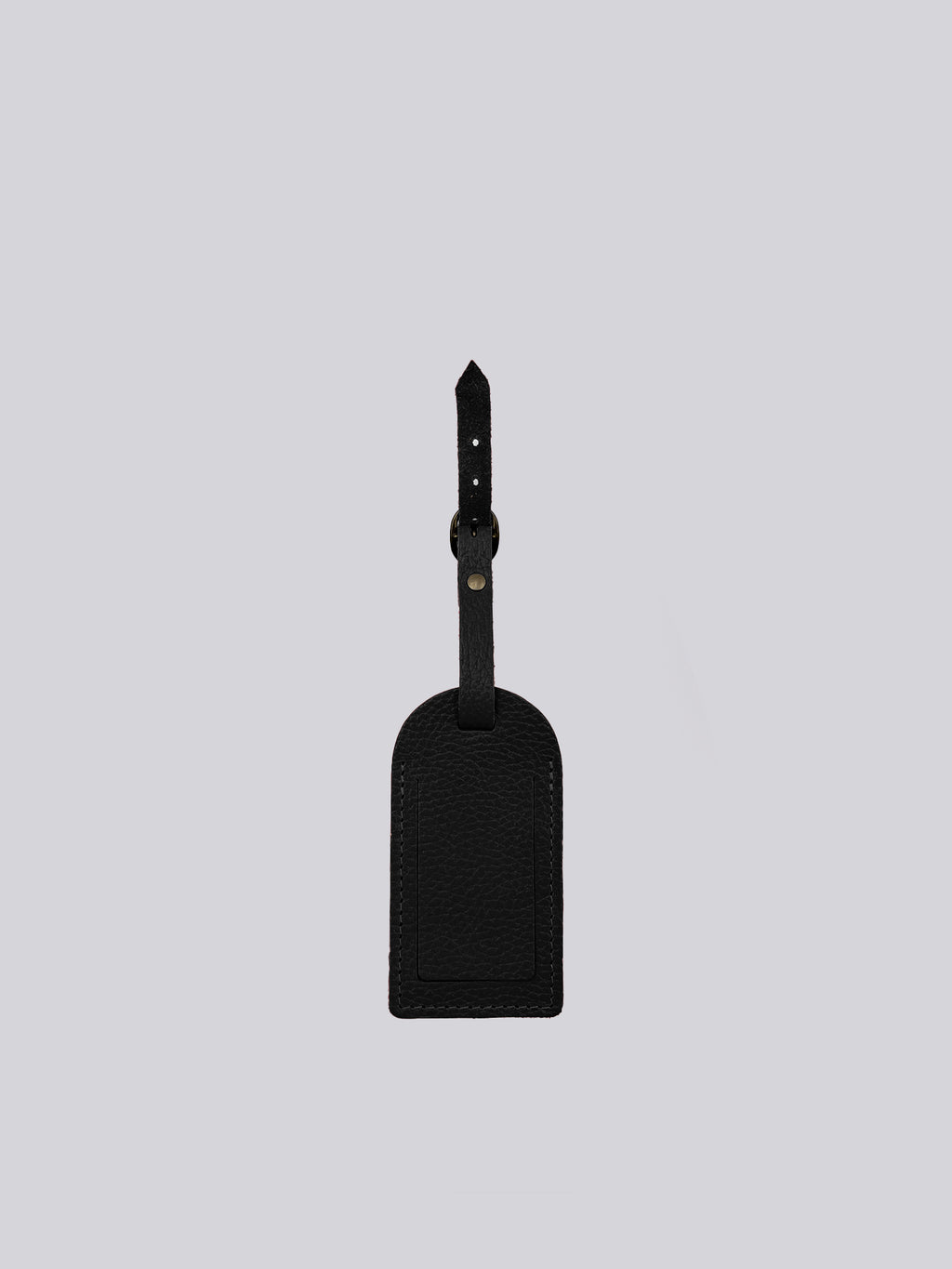 Luggage Tag - Black Grainy