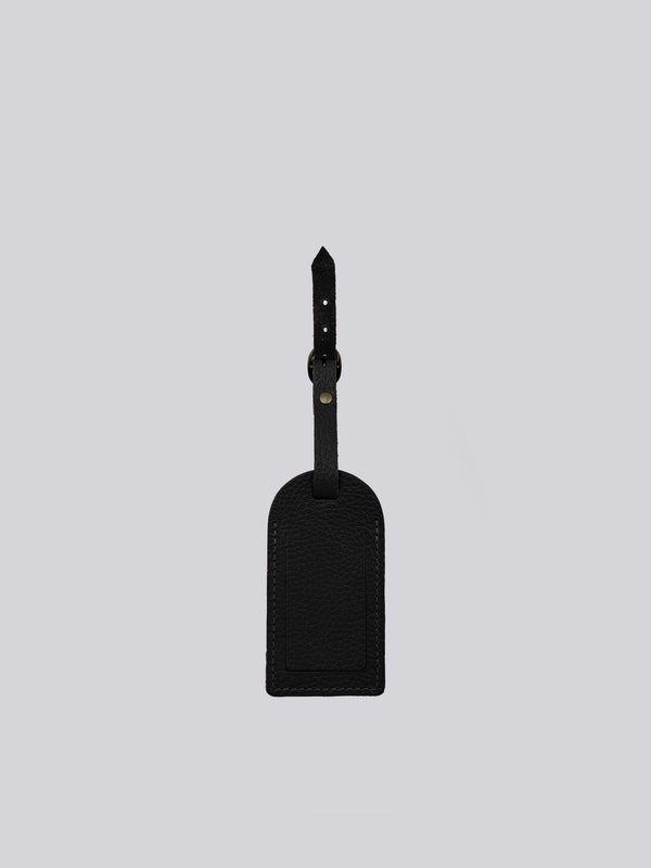 Luggage Tag - Black Grainy