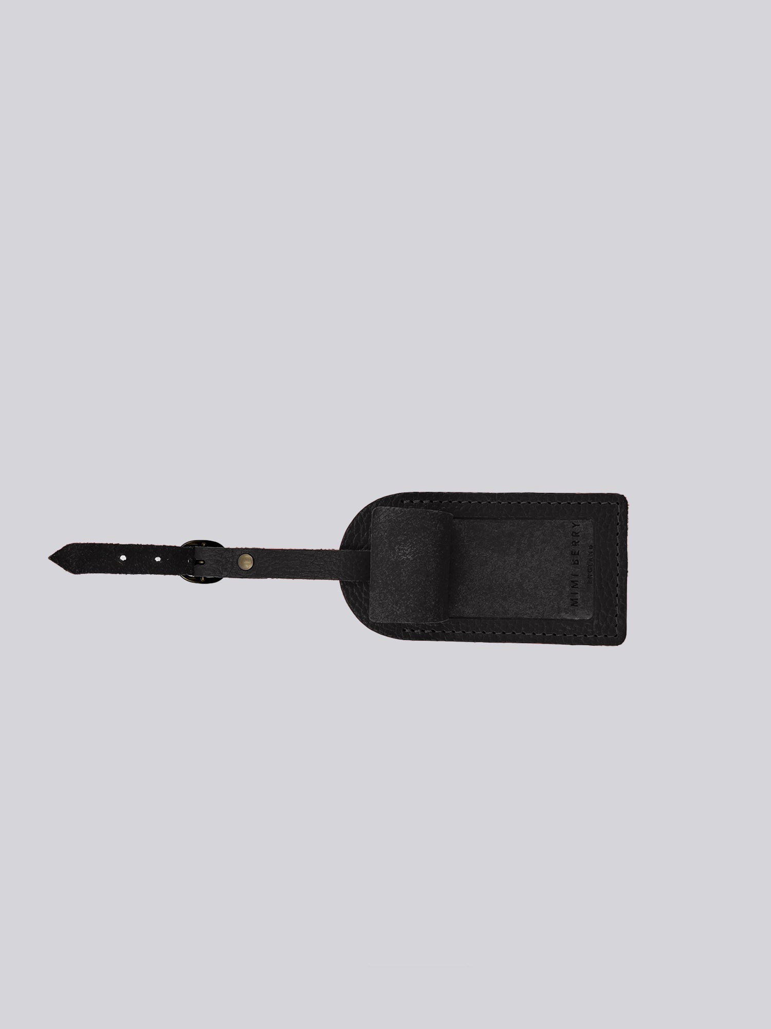 Luggage Tag - Black Grainy