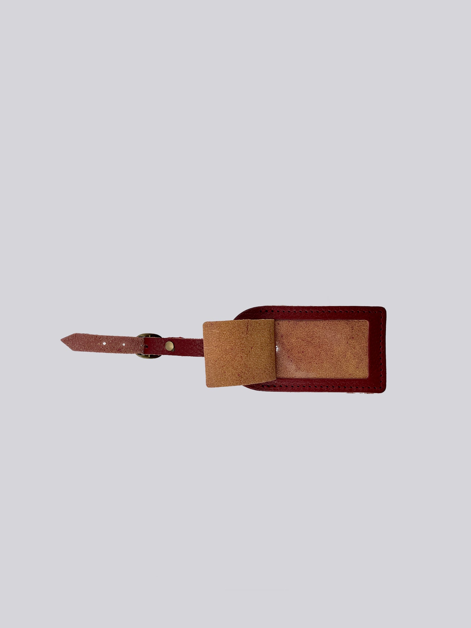 Luggage Tag - Grainy Merlot