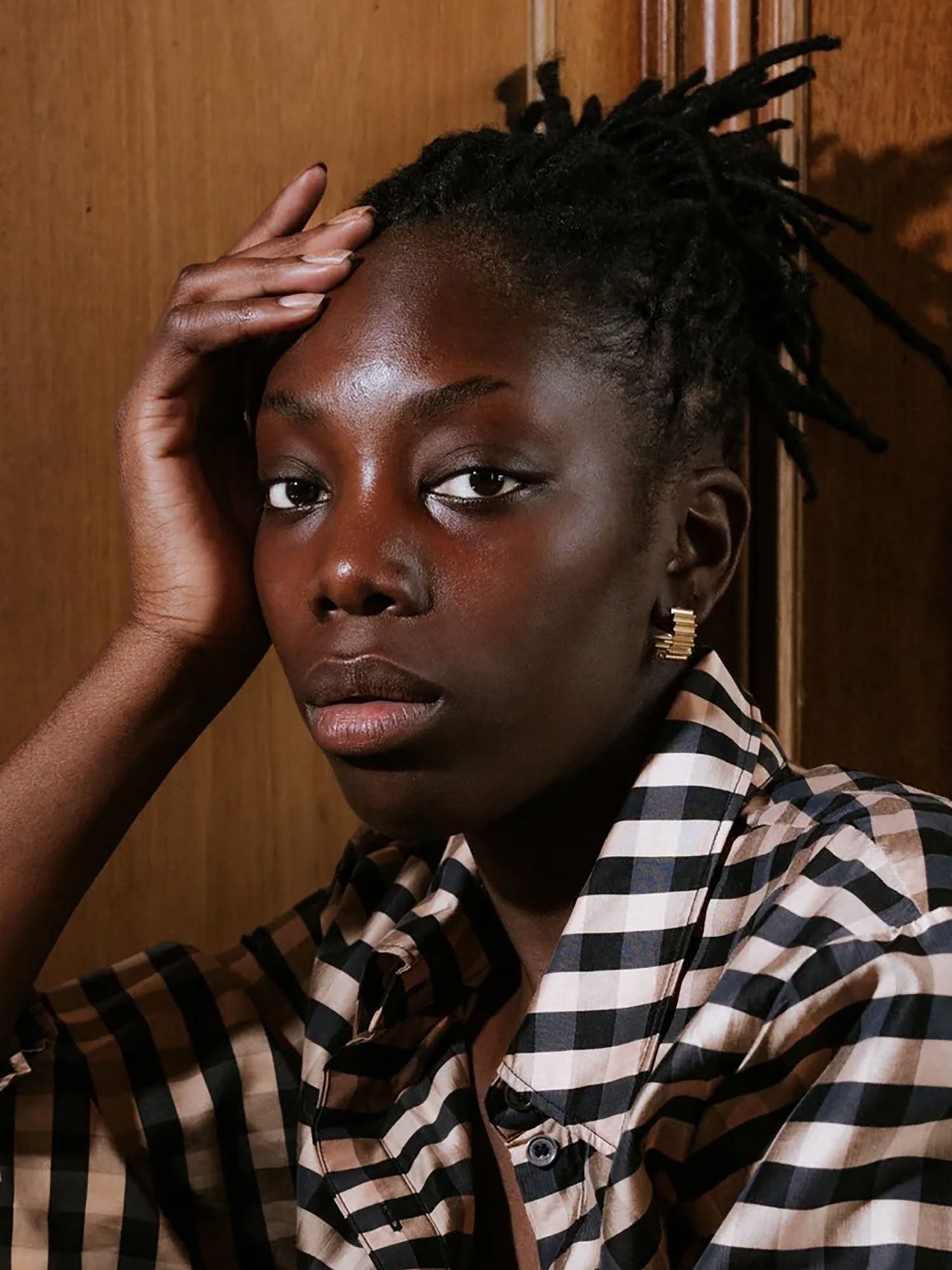 MAD Ondulée 18ct Gold Vermeil Hoops by Olivia Taylor