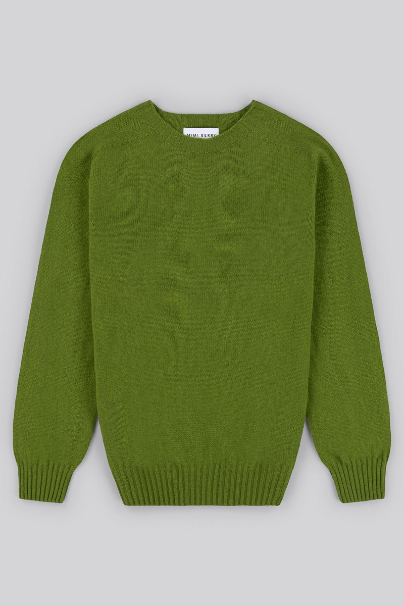 Crew Neck Knit - Olive