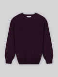 Crew Neck Knit - Cassis