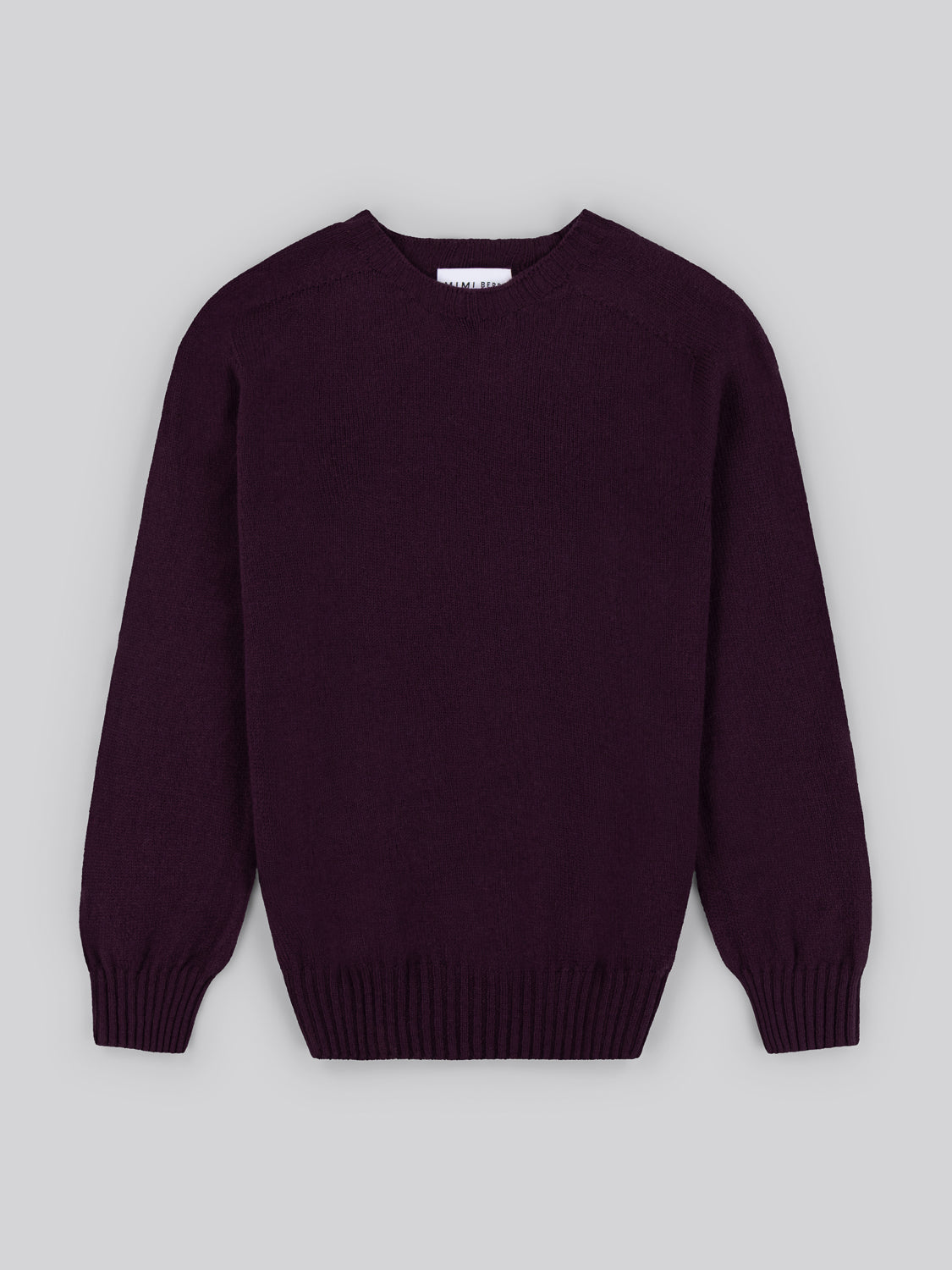 Crew Neck Knit - Cassis