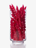 Single Spiral Taper Candle - Magenta