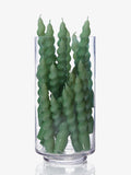 Single Spiral Taper Candle - Sage