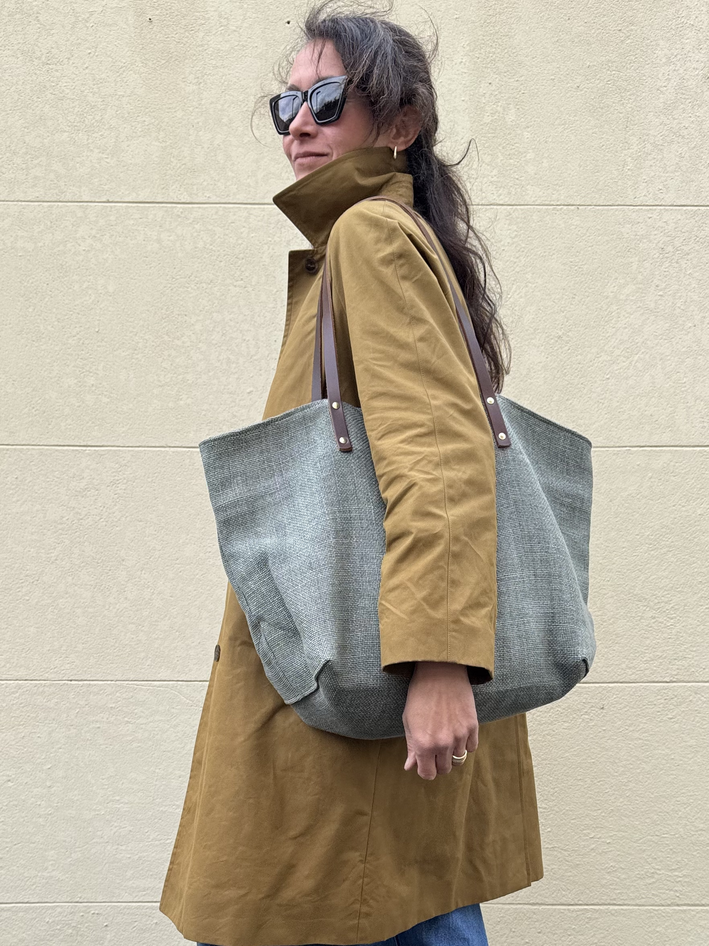 Fabric Tote Bag - Sage}