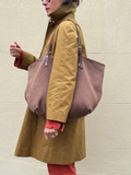 Fabric Tote Bag - Coffee