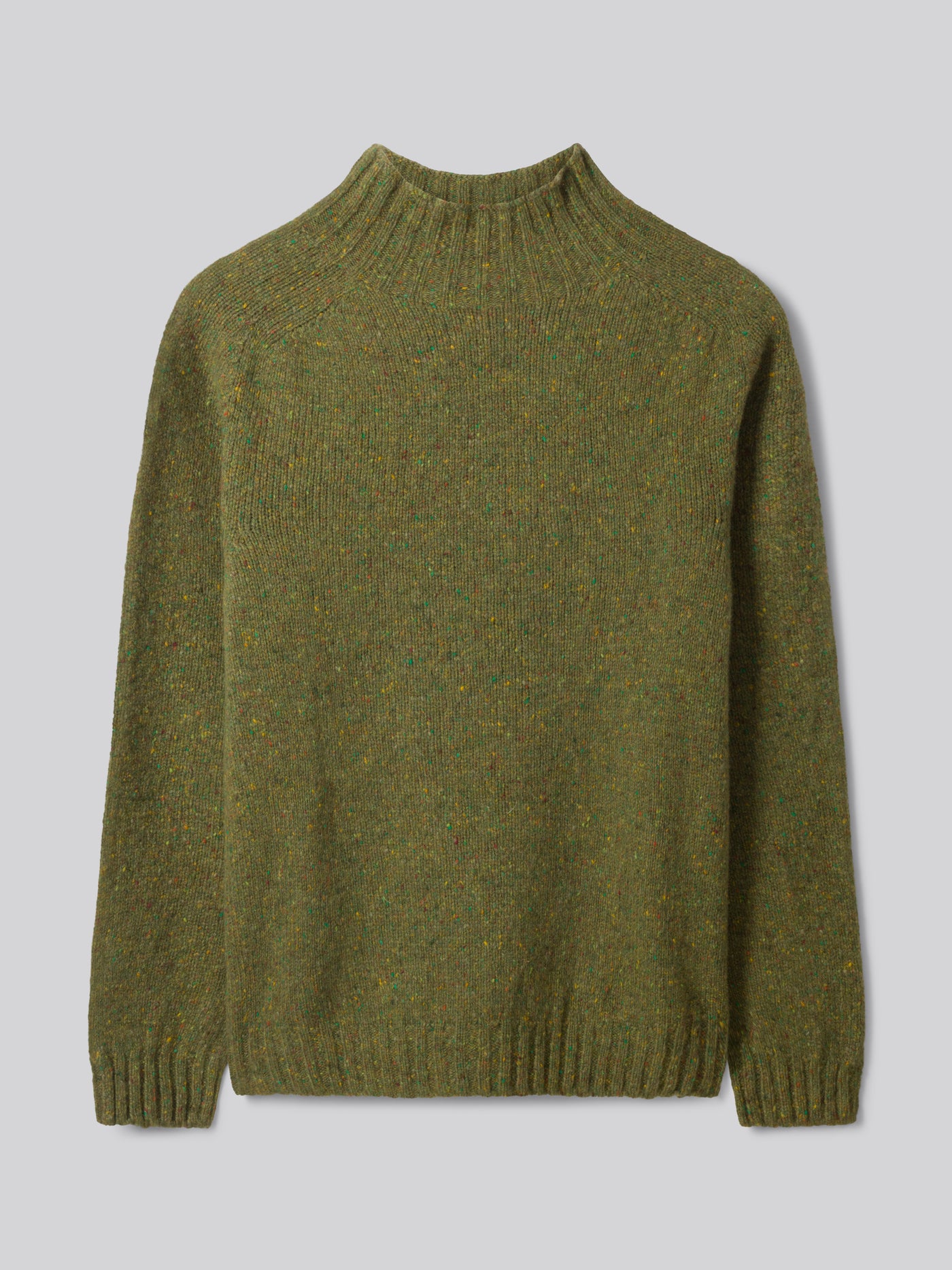 Mock Turtle Knit - Moss}