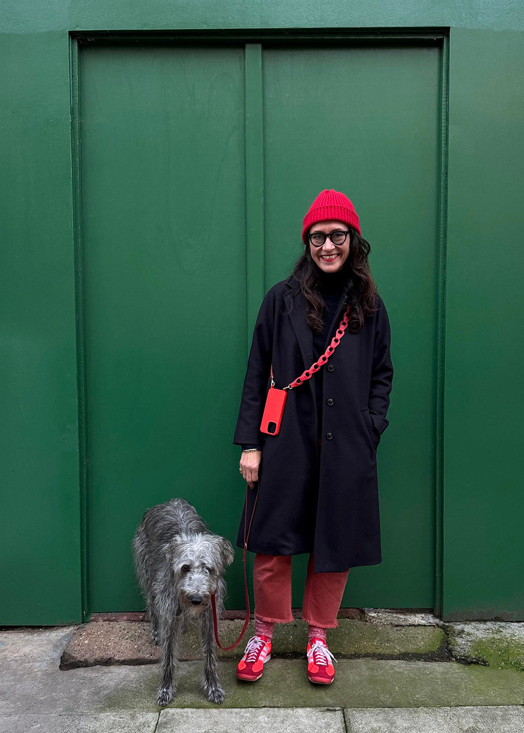 Crossbody Linked Phone Strap - Grainy Yellow