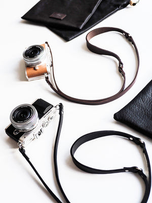 Gertrude Camera Strap - Black