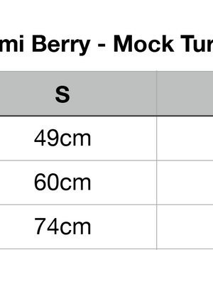 Mock Turtle Knit - Denim