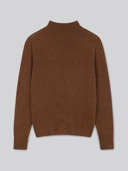 Mock Turtle Knit - Hazelnut