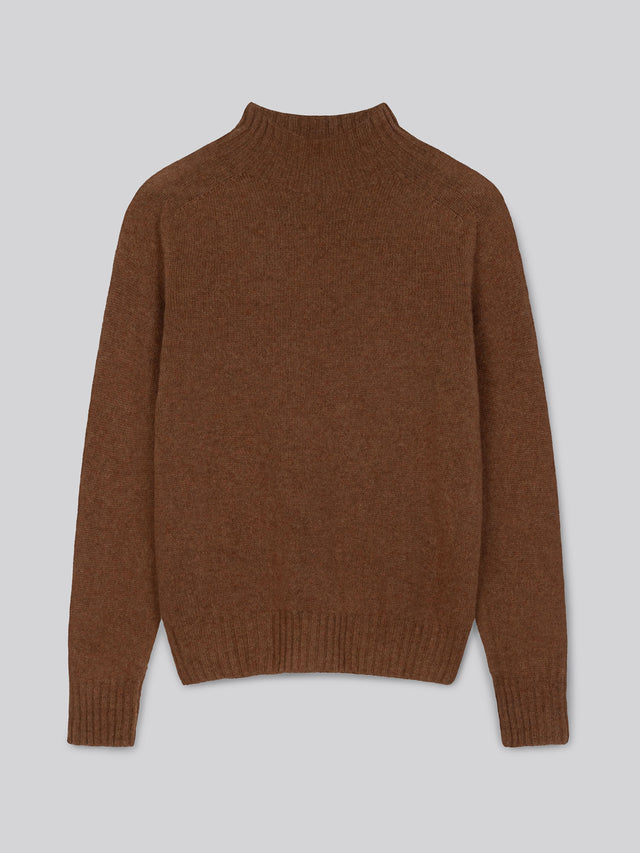 Mock Turtle Knit - Hazelnut