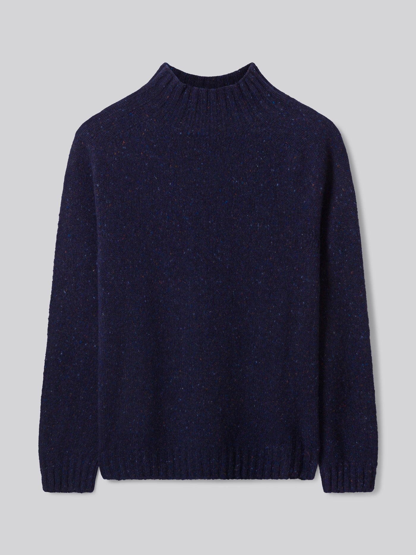 Mock Turtle Knit - Denim}