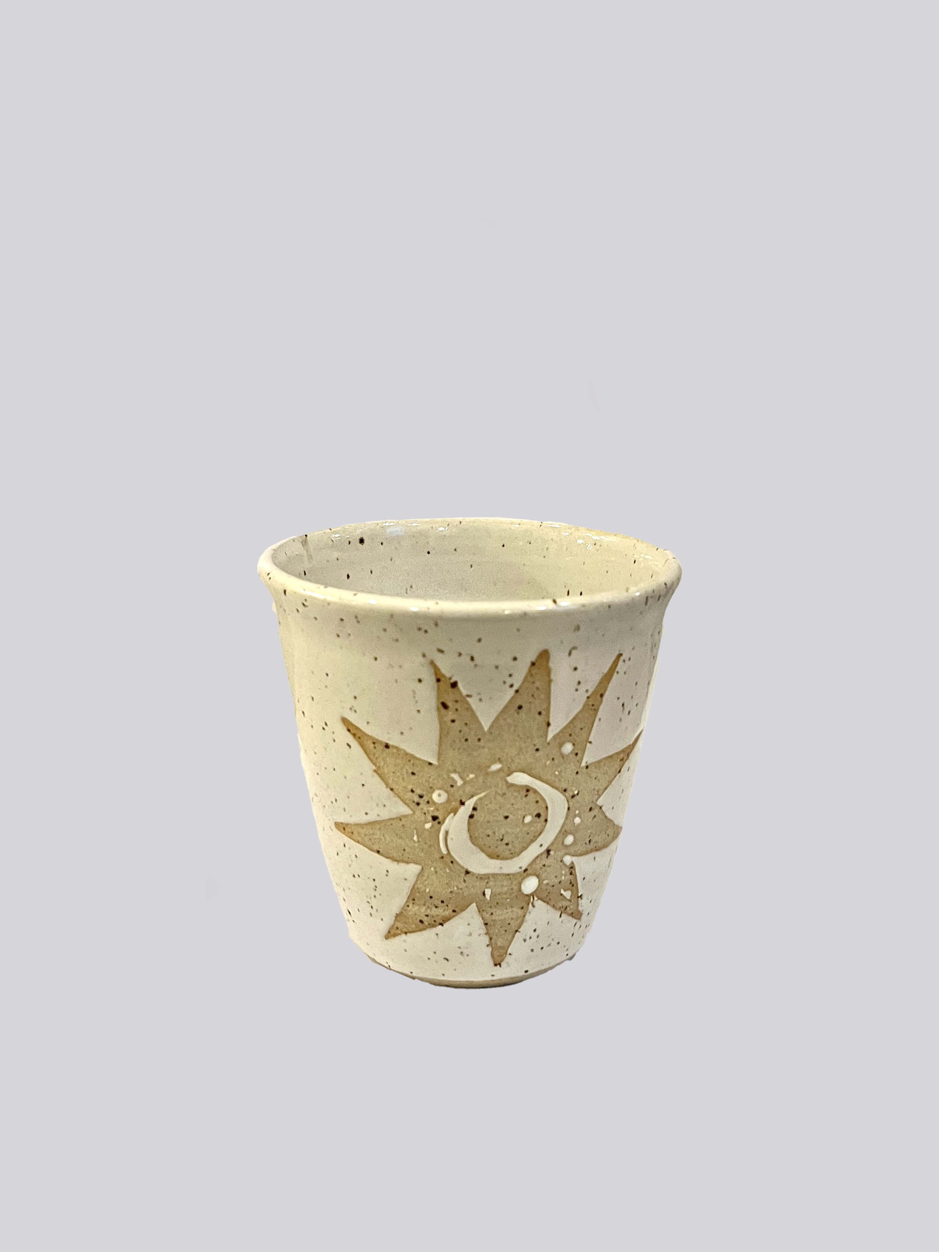 Hand-thrown Ceramic Star Beaker by Mutai Ceramics