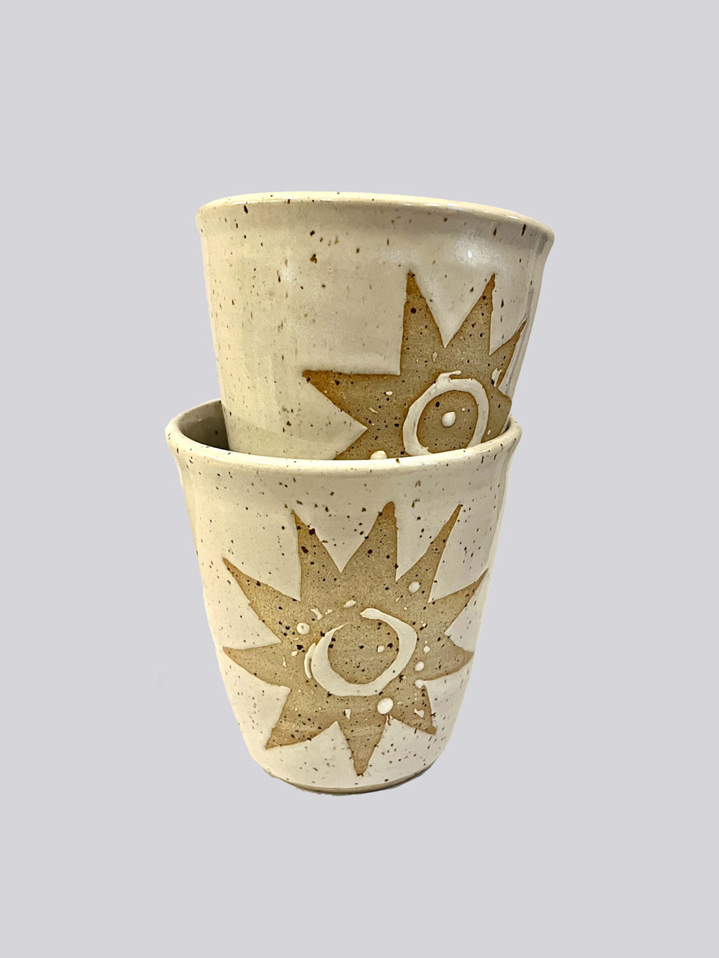 Hand-thrown Ceramic Star Beaker by Mutai Ceramics