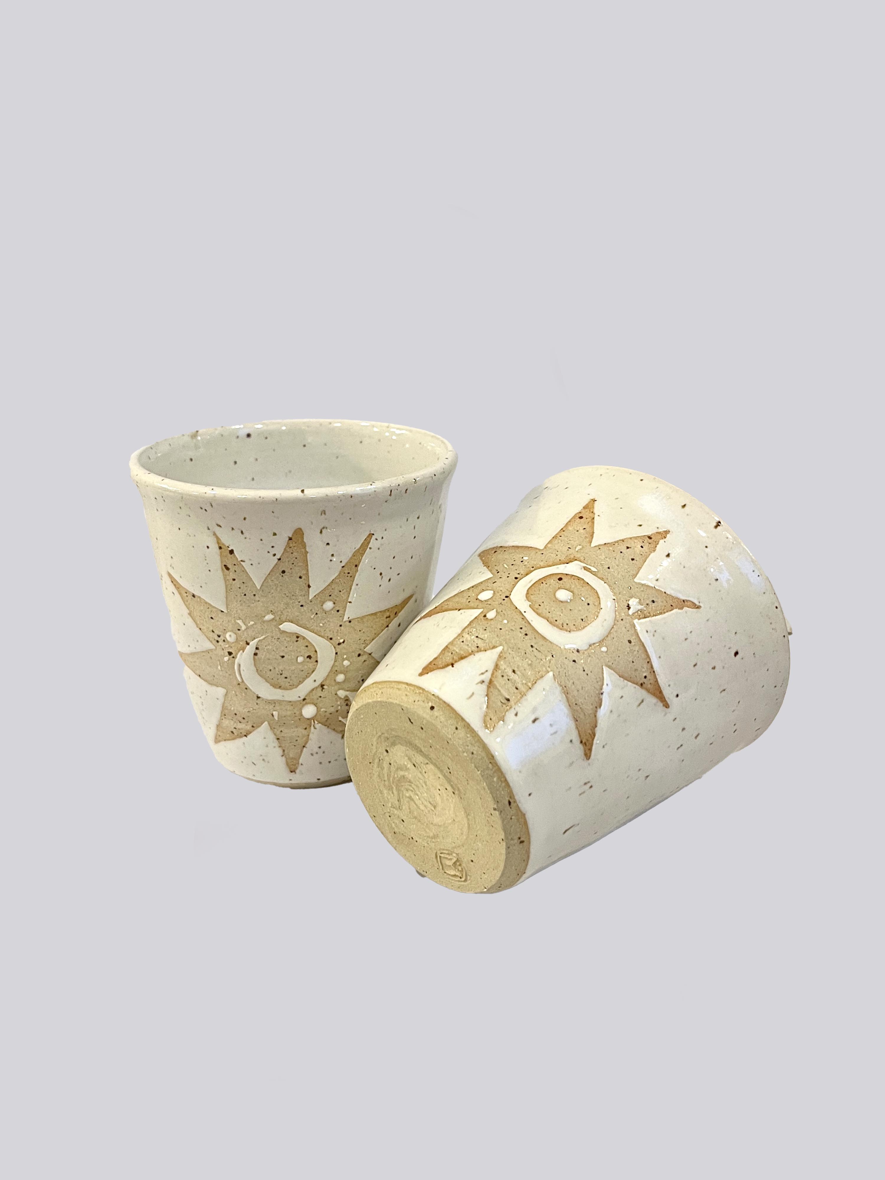 Hand-thrown Ceramic Star Beaker by Mutai Ceramics