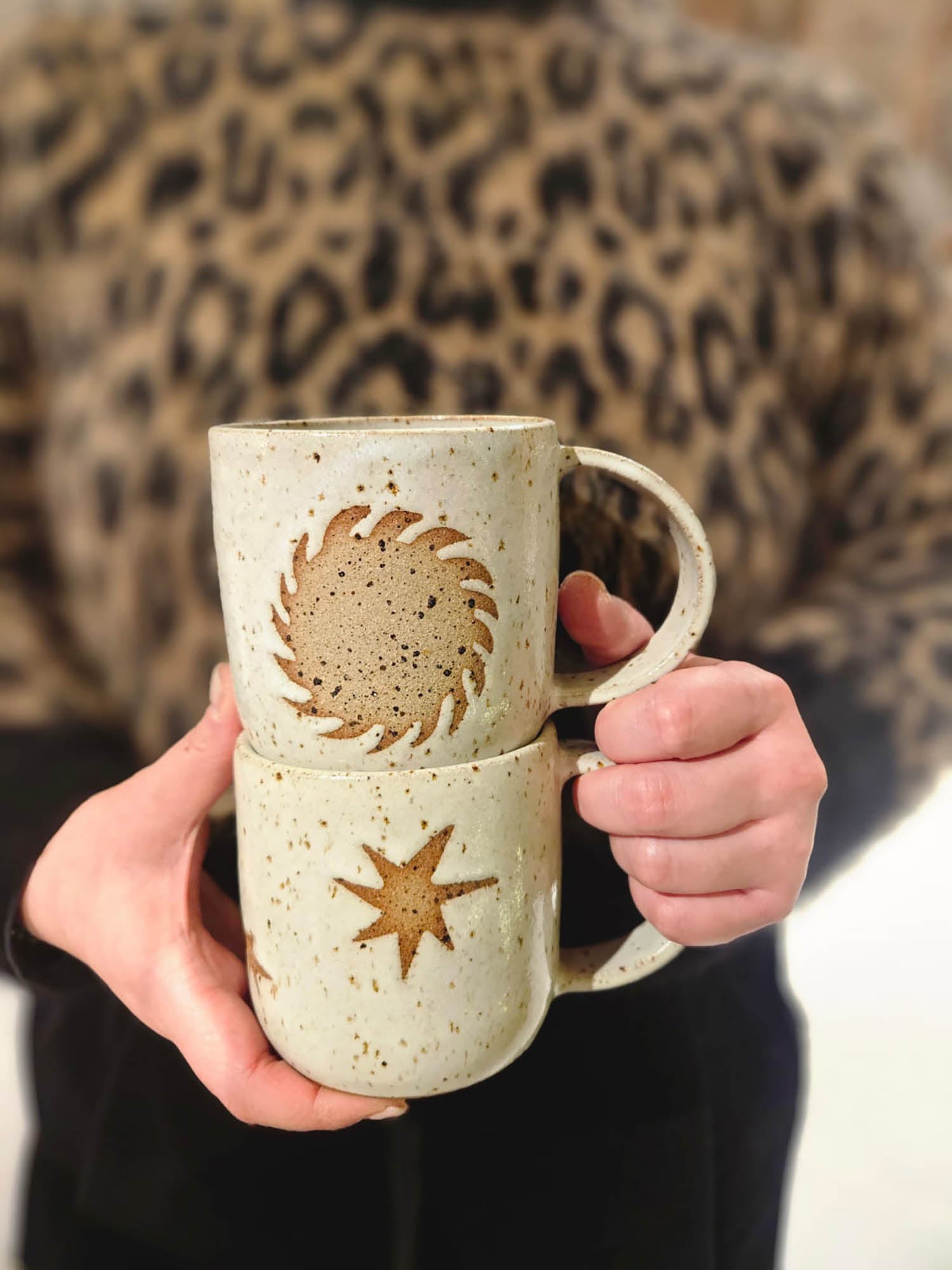 Hand-thrown Ceramic Star Mug by Mutai Ceramics