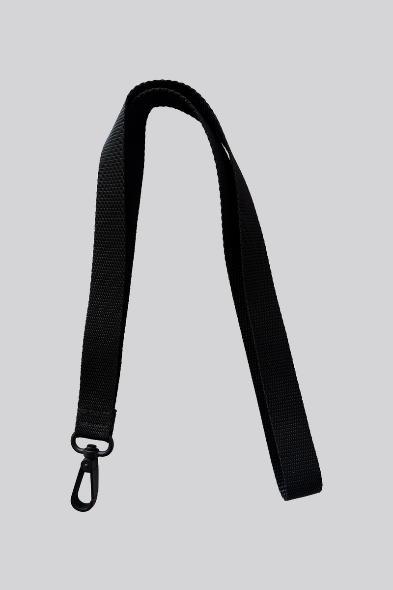 Nylon Keychain Lanyard - Black