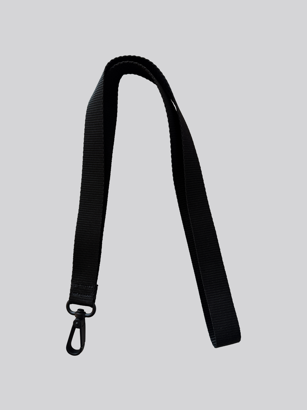 Nylon Keychain Lanyard - Black