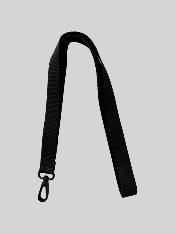 Nylon Keychain Lanyard - Black