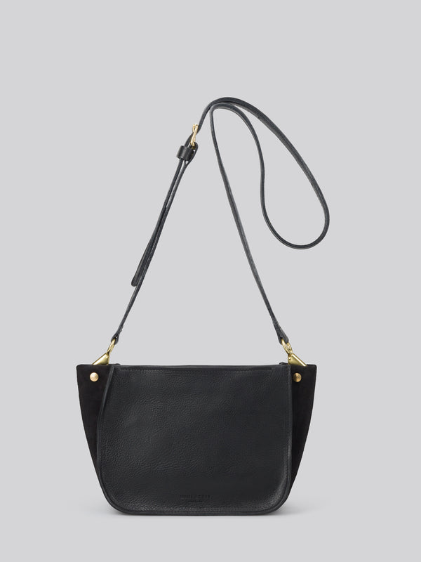 Orla - Grainy Black & Suede