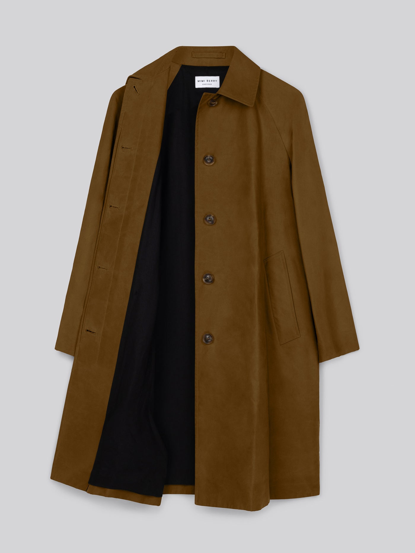 Cotton Overcoat - Hazelnut}