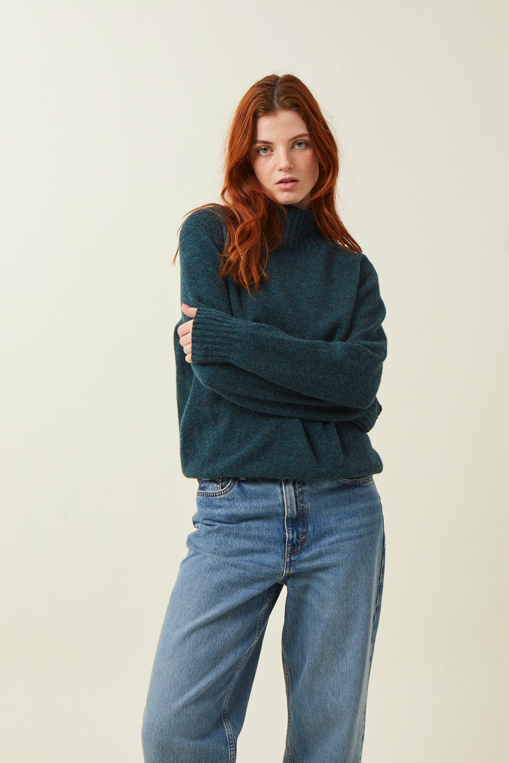 Mock Turtle Knit - Pine