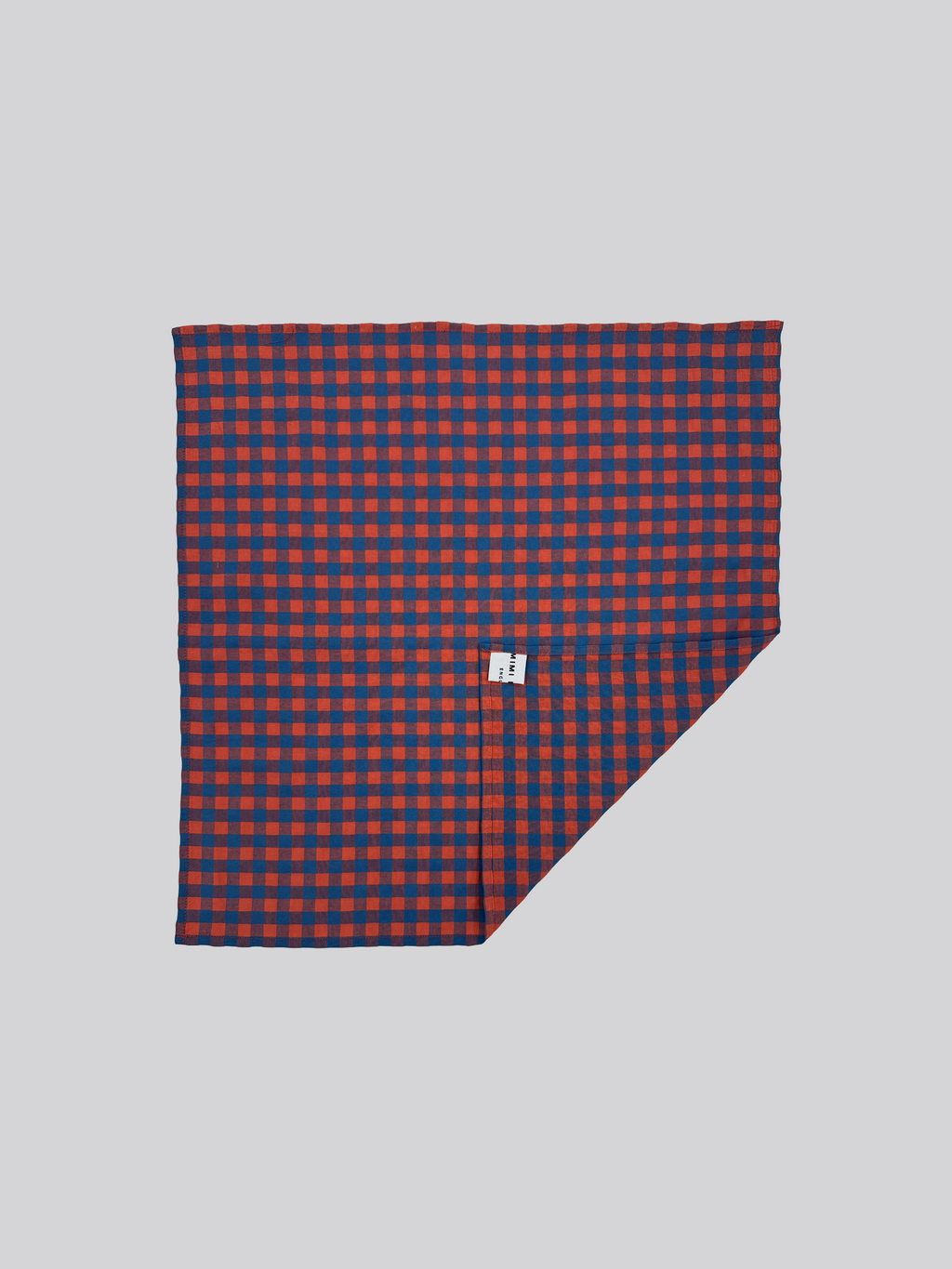 Poly Cotton Scarf - Gingham Check