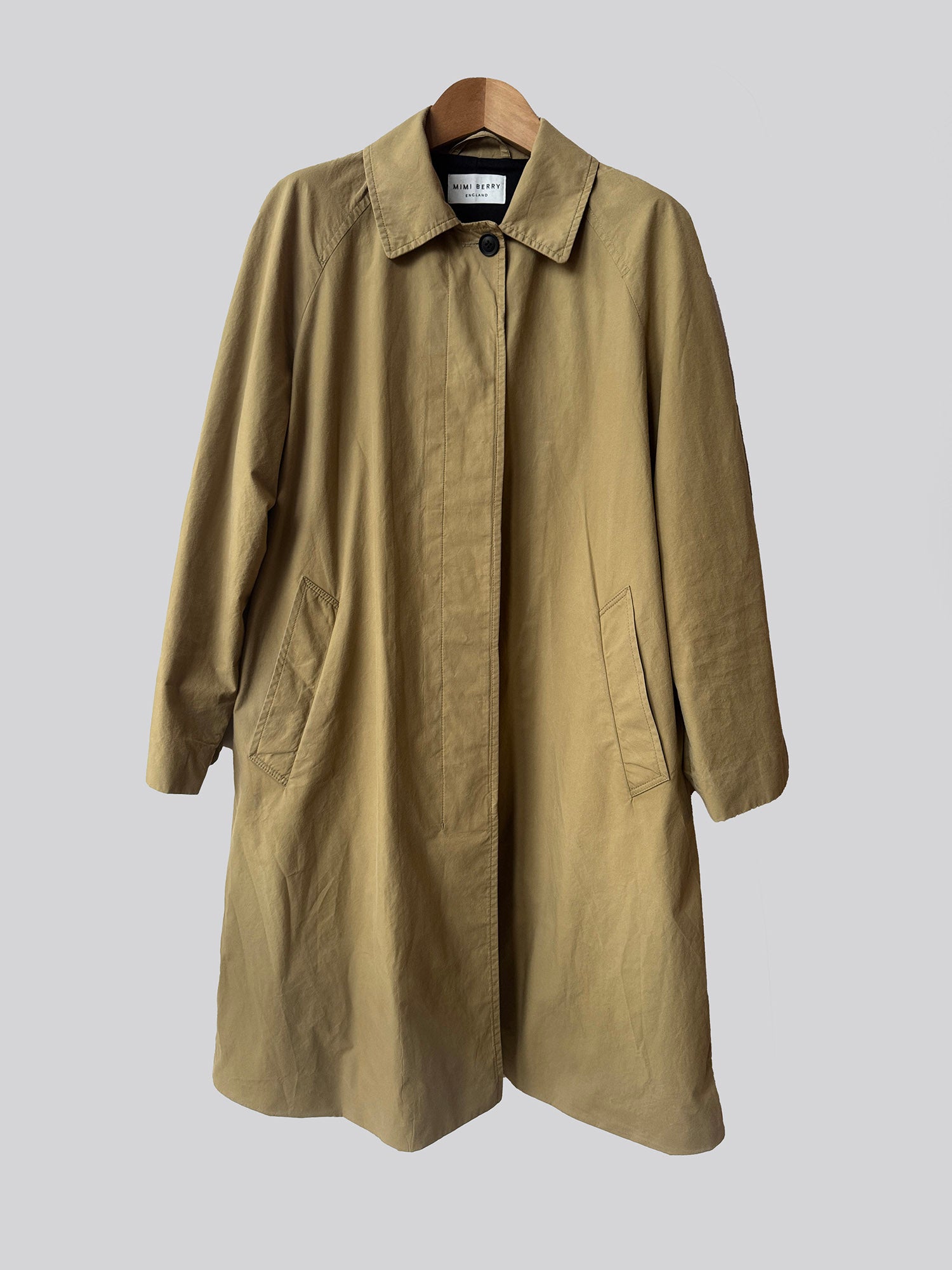 Cotton Overcoat - Sand - Studio Sample - Small
